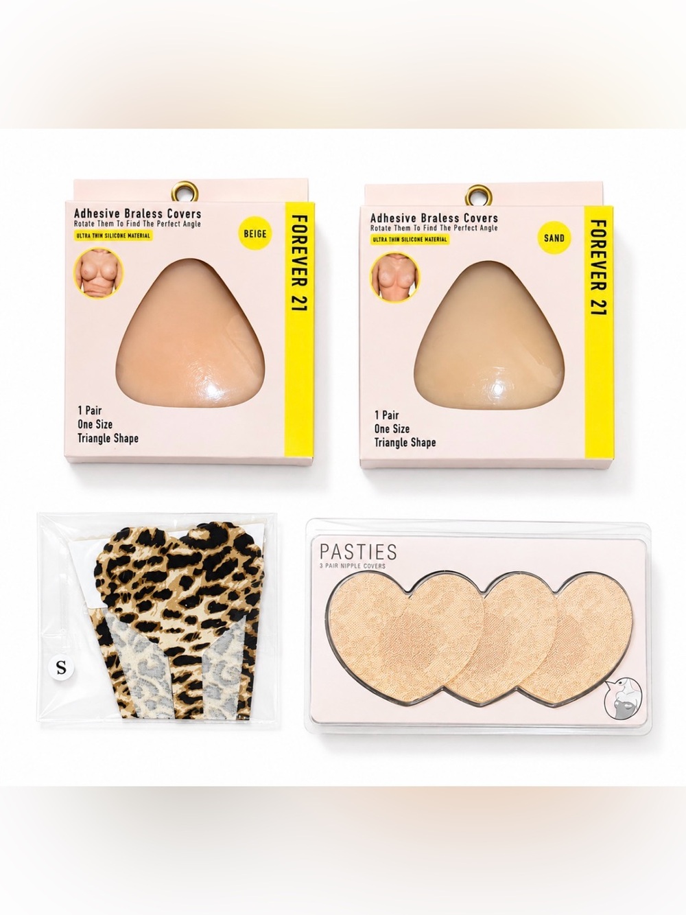 Forever 21 Beige Adhesive nipple covers